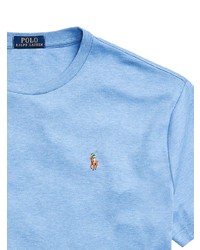 T-shirt à col rond bleu clair Polo Ralph Lauren