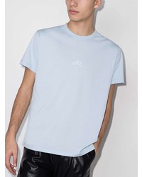 T-shirt à col rond bleu clair Givenchy