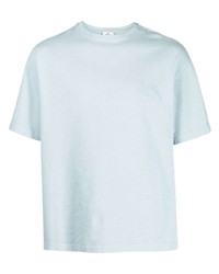 T-shirt à col rond bleu clair Etro