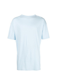T-shirt à col rond bleu clair Forcerepublik