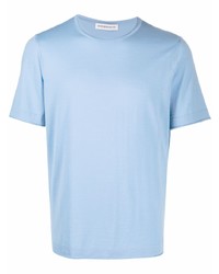 T-shirt à col rond bleu clair GOES BOTANICAL