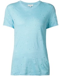 T-shirt à col rond bleu clair IRO
