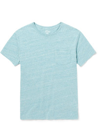 T-shirt à col rond bleu clair J.Crew