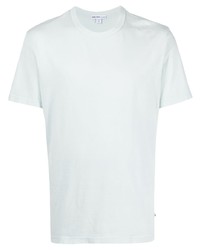 T-shirt à col rond bleu clair James Perse