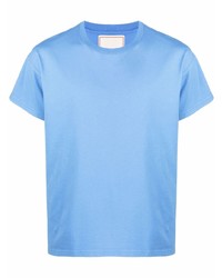 T-shirt à col rond bleu clair Jeanerica