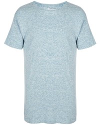 T-shirt à col rond bleu clair John Elliott