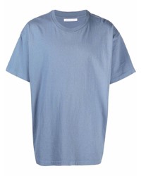T-shirt à col rond bleu clair John Elliott