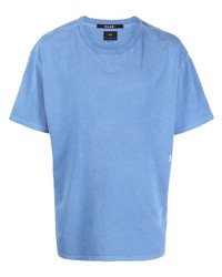 T-shirt à col rond bleu clair Ksubi