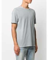 T-shirt à col rond bleu clair AllSaints