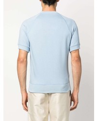 T-shirt à col rond bleu clair Tom Ford