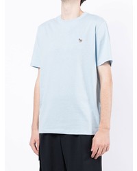 T-shirt à col rond bleu clair PS Paul Smith