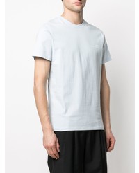 T-shirt à col rond bleu clair A.P.C.