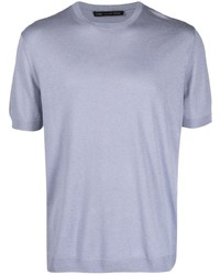 T-shirt à col rond bleu clair Low Brand