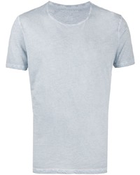 T-shirt à col rond bleu clair Majestic Filatures