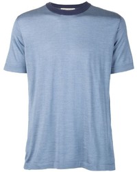 T-shirt à col rond bleu clair Marc Jacobs