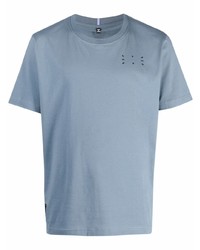 T-shirt à col rond bleu clair McQ