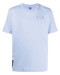 T-shirt à col rond bleu clair McQ Swallow