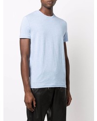 T-shirt à col rond bleu clair DSQUARED2