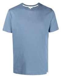 T-shirt à col rond bleu clair Norse Projects