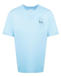 T-shirt à col rond bleu clair Off Duty