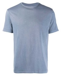 T-shirt à col rond bleu clair Officine Generale