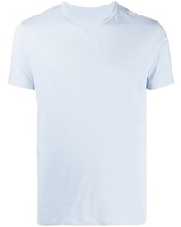 T-shirt à col rond bleu clair Officine Generale