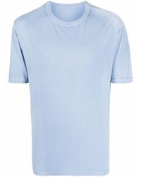 T-shirt à col rond bleu clair Officine Generale