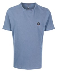 T-shirt à col rond bleu clair Parajumpers