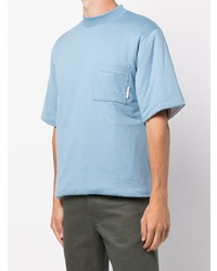 T-shirt à col rond bleu clair Marni