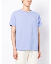 T-shirt à col rond bleu clair Polo Ralph Lauren