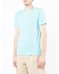 T-shirt à col rond bleu clair Polo Ralph Lauren