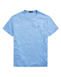 T-shirt à col rond bleu clair Polo Ralph Lauren