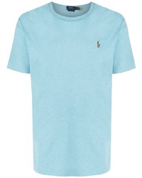 T-shirt à col rond bleu clair Polo Ralph Lauren