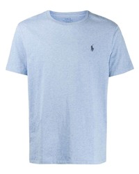 T-shirt à col rond bleu clair Polo Ralph Lauren