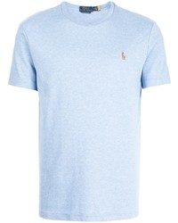 T-shirt à col rond bleu clair Polo Ralph Lauren