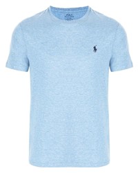 T-shirt à col rond bleu clair Polo Ralph Lauren