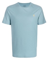 T-shirt à col rond bleu clair Polo Ralph Lauren