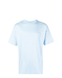 T-shirt à col rond bleu clair Pressure
