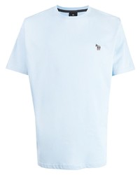 T-shirt à col rond bleu clair PS Paul Smith