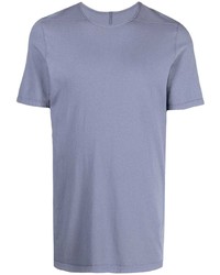 T-shirt à col rond bleu clair Rick Owens DRKSHDW