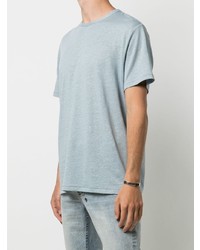 T-shirt à col rond bleu clair rag & bone