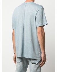 T-shirt à col rond bleu clair rag & bone