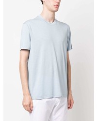 T-shirt à col rond bleu clair Tom Ford