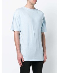 T-shirt à col rond bleu clair Forcerepublik