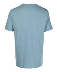 T-shirt à col rond bleu clair Theory