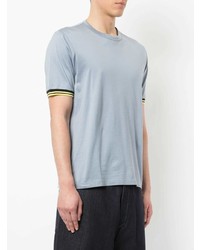 T-shirt à col rond bleu clair Marni