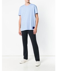 T-shirt à col rond bleu clair CK Calvin Klein