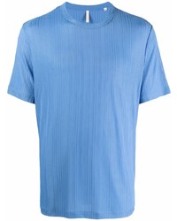 T-shirt à col rond bleu clair Sunflower