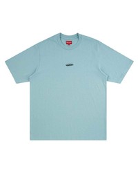 T-shirt à col rond bleu clair Supreme