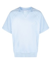 T-shirt à col rond bleu clair Tagliatore